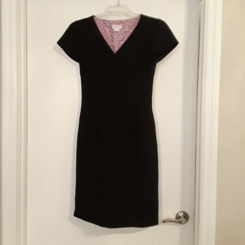 Black Liz Claiborne side zip dress
